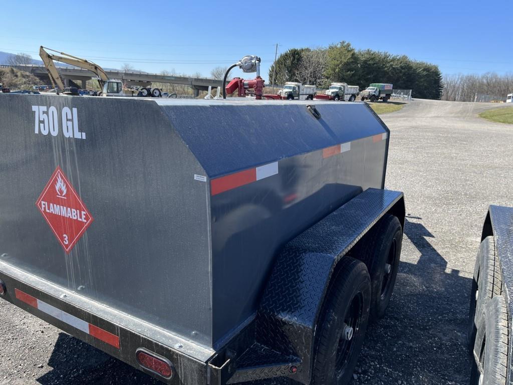 New 2023 XStar 750 Gallon Fuel Tank Trailer