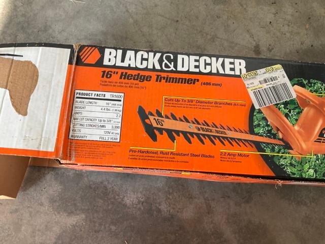 Electric Black An Decker Hedge Trimmers