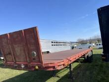 1989 Trail Co Flat Bed Semi Trailer