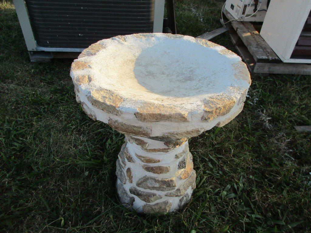 Cement Bird Bath Stand