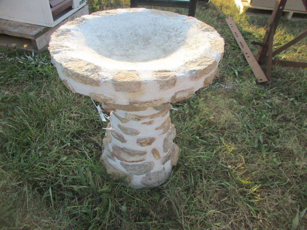 Cement Bird Bath Stand