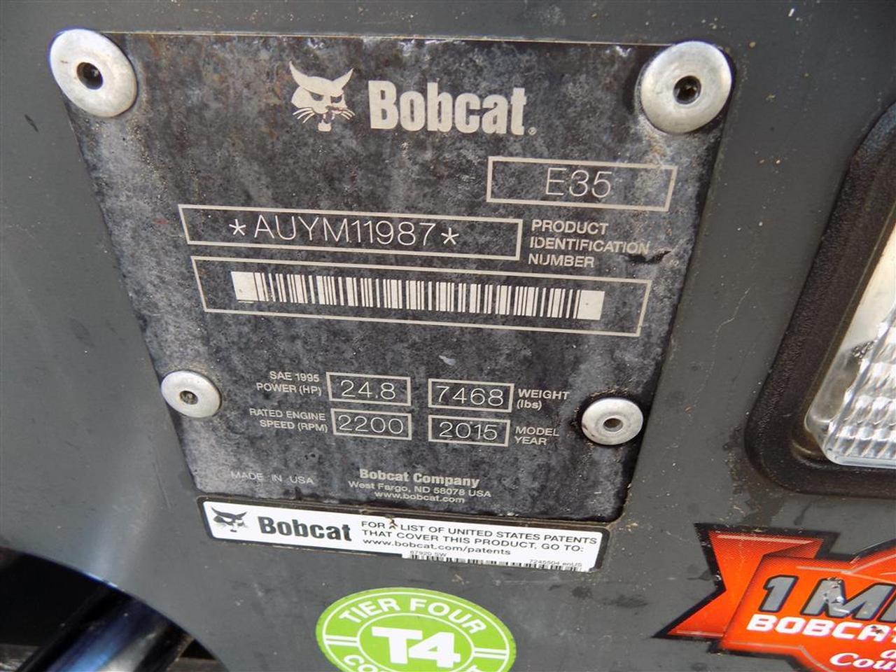 2015 Bobcat E35i