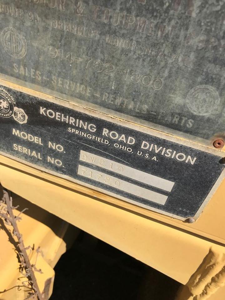 Koehring BW210 Roller