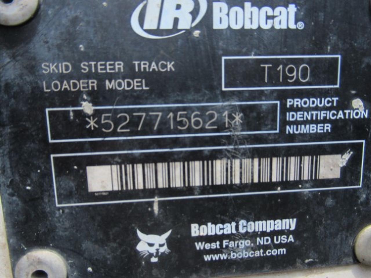 Bobcat T190 Skid Steer