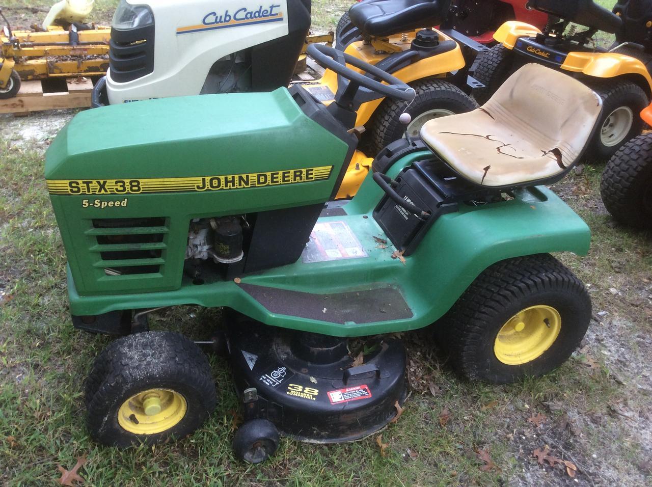 John Deere STX38 Riding Mower