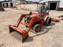 Kubota B2400 Compact Tractor with Loader & Belly Mower