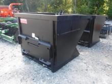 Kit Container 2 Cubic Yard Skid Steer Trash Hopper