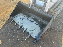 Wildcat 74" Skid Steer High Capacity Tooth Bucket