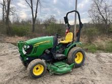 2014 John Deere 2025R Compact Tractor