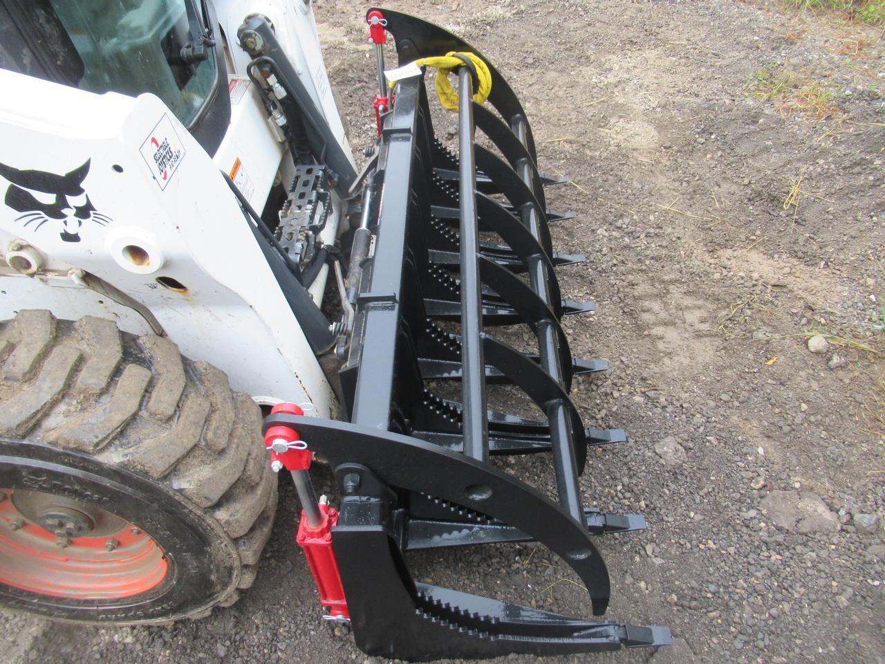 Wildcat 78" Skid Steer Root Rake Grapple