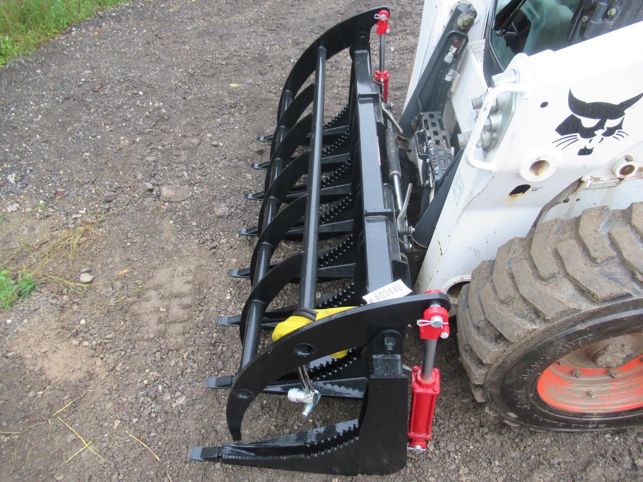 Wildcat 78" Skid Steer Root Rake Grapple