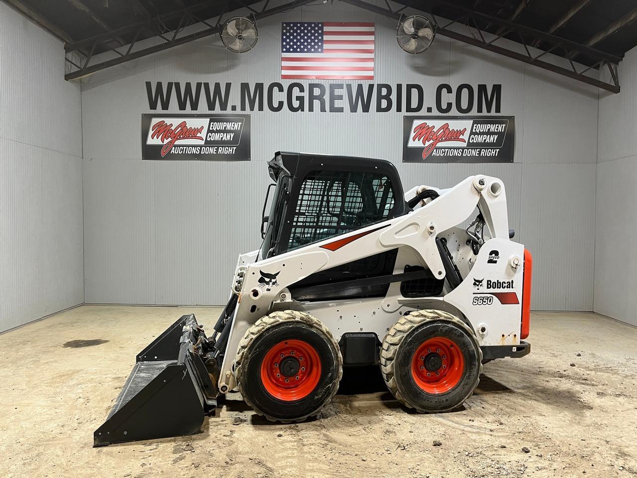 2018 Bobcat S650 Skid Steer Loader