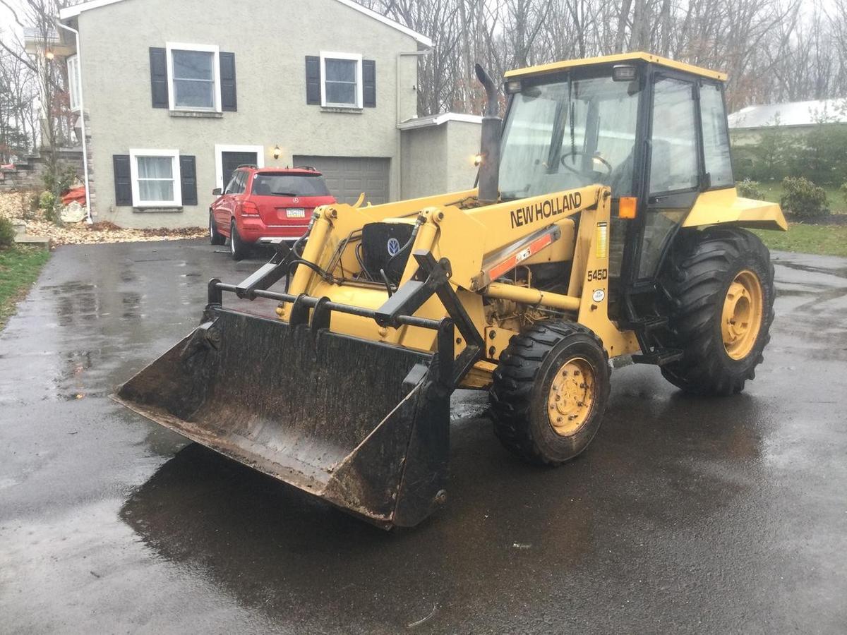 New Holland 545D Industrial Tractor with Loader