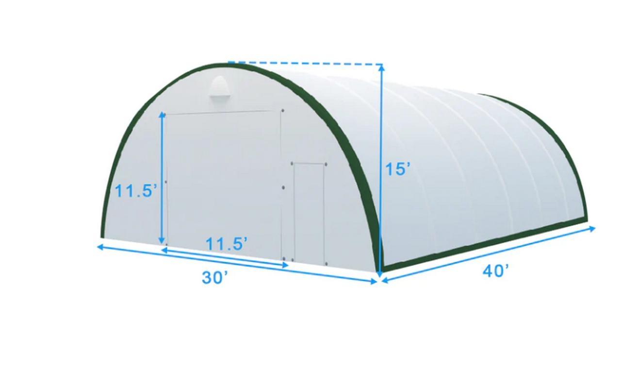 Gold Mountain 30' x 40' x 15' Storage Shelter