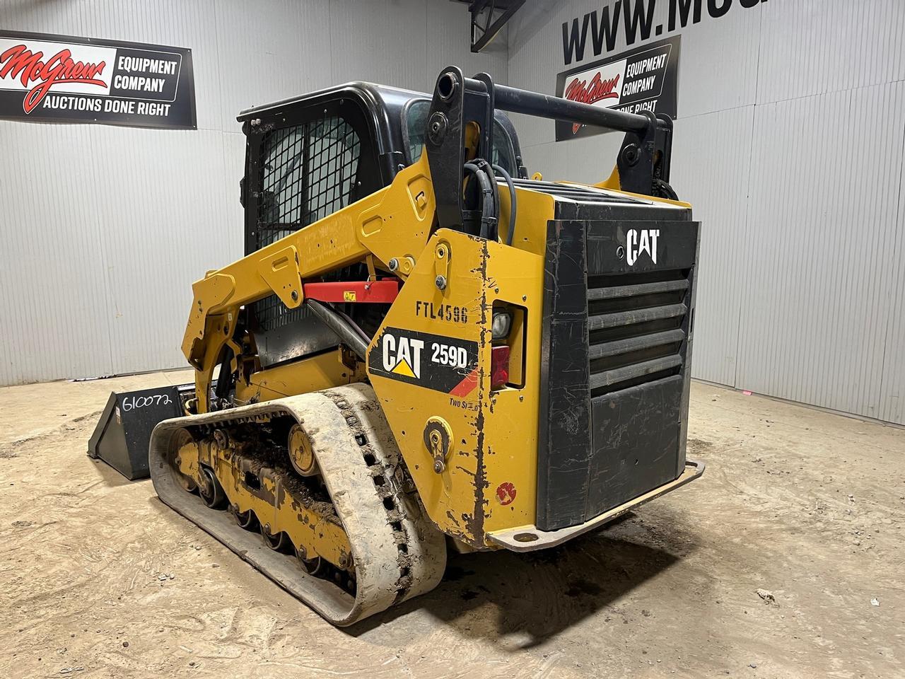 2015 Caterpillar 259D Skid Steer Loader