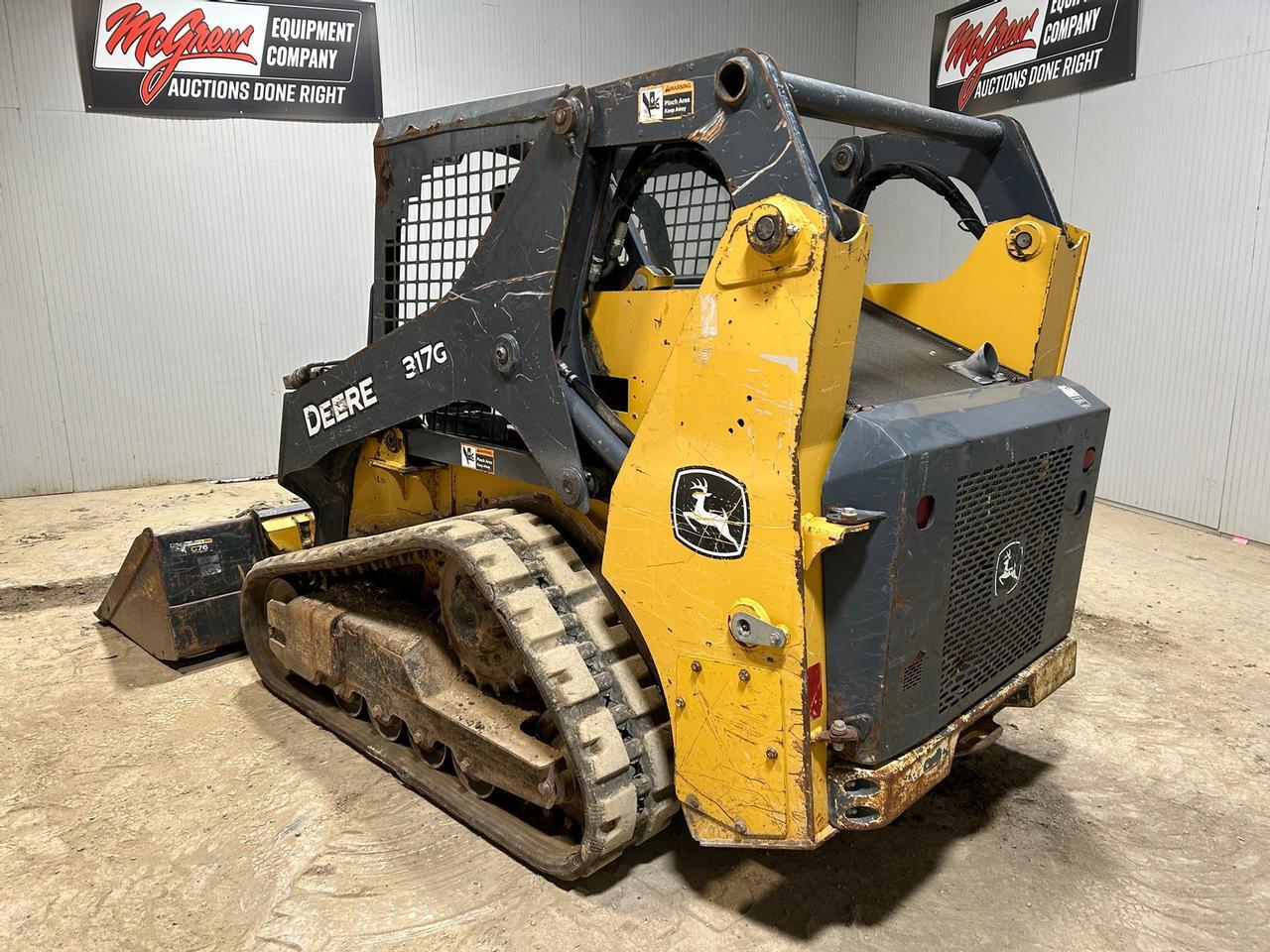 2017 John Deere 317G Skid Steer Loader