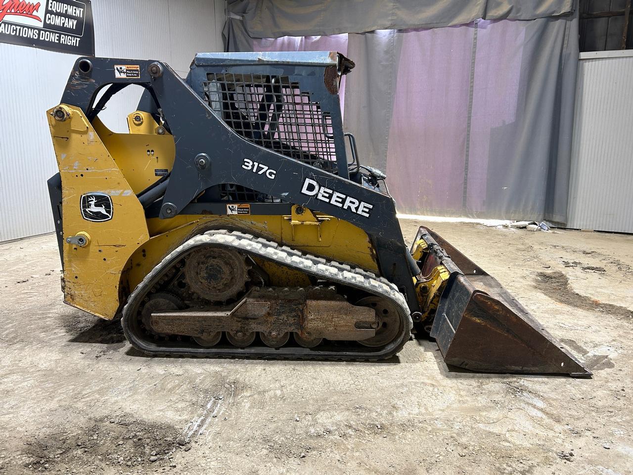 2017 John Deere 317G Skid Steer Loader