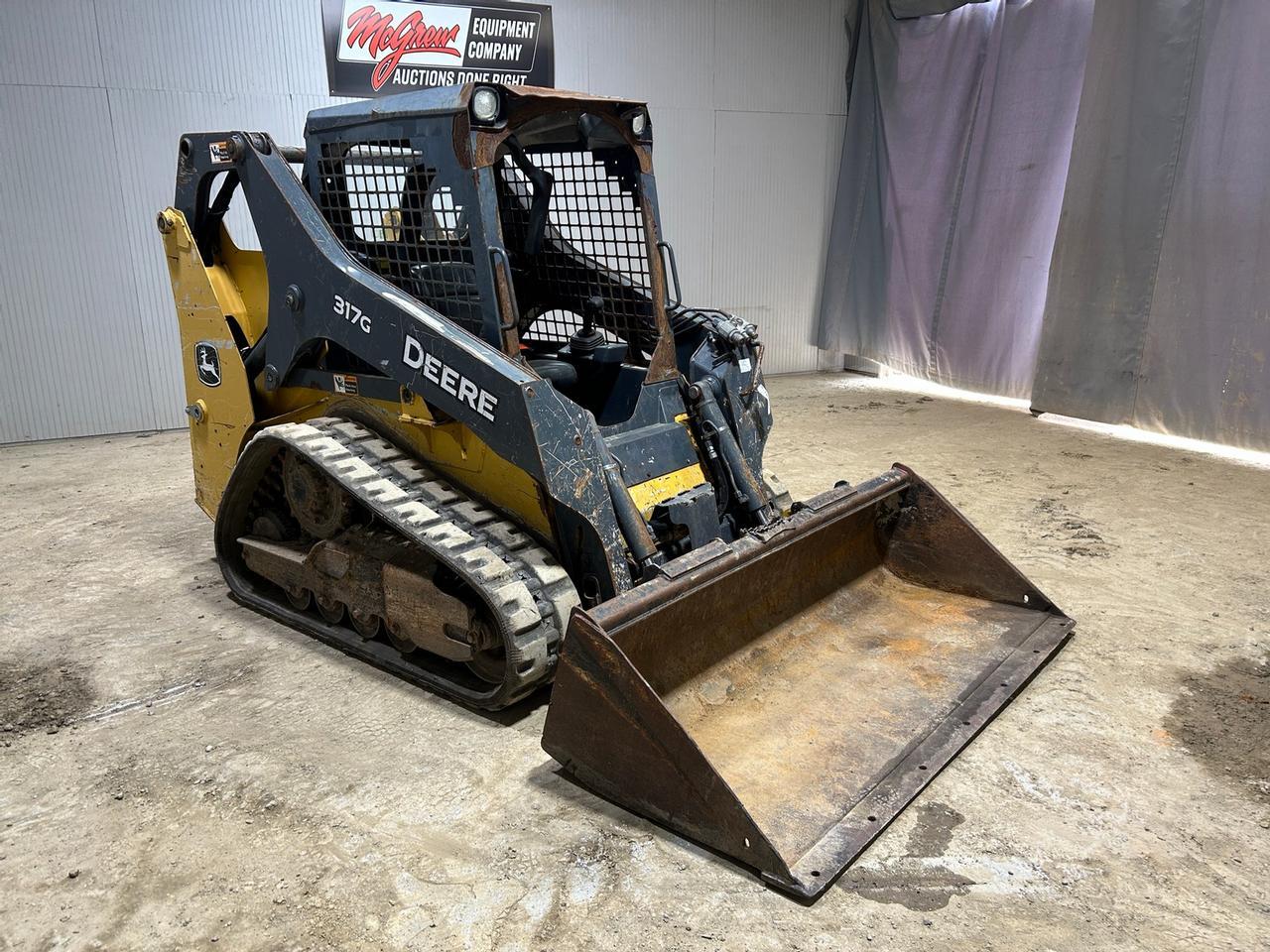 2017 John Deere 317G Skid Steer Loader