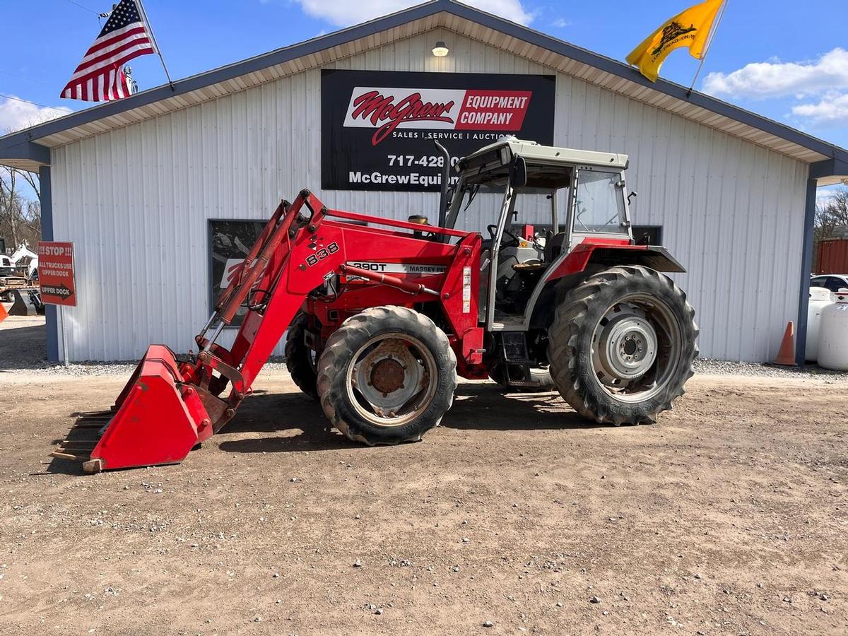 Massey Ferguson 390T Tractor with Loader