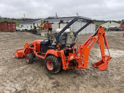 Kubota BX25D Compact Tractor Loader Backhoe