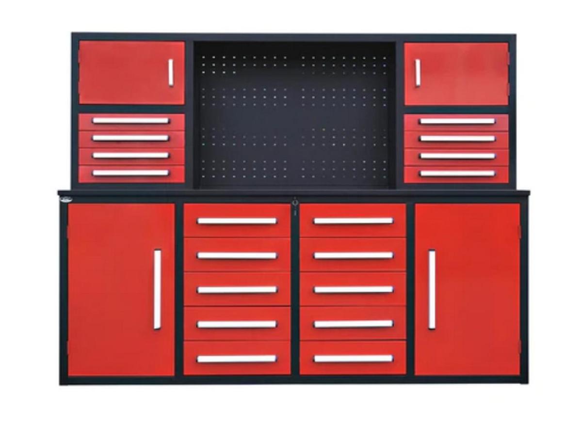 Steel Man 7' Work Bench with 18 Drawers & 4 Cabinets