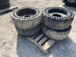 12-16.5 Solid Skid Steer Tires