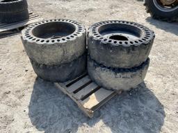 12-16.5 Solid Skid Steer Tires