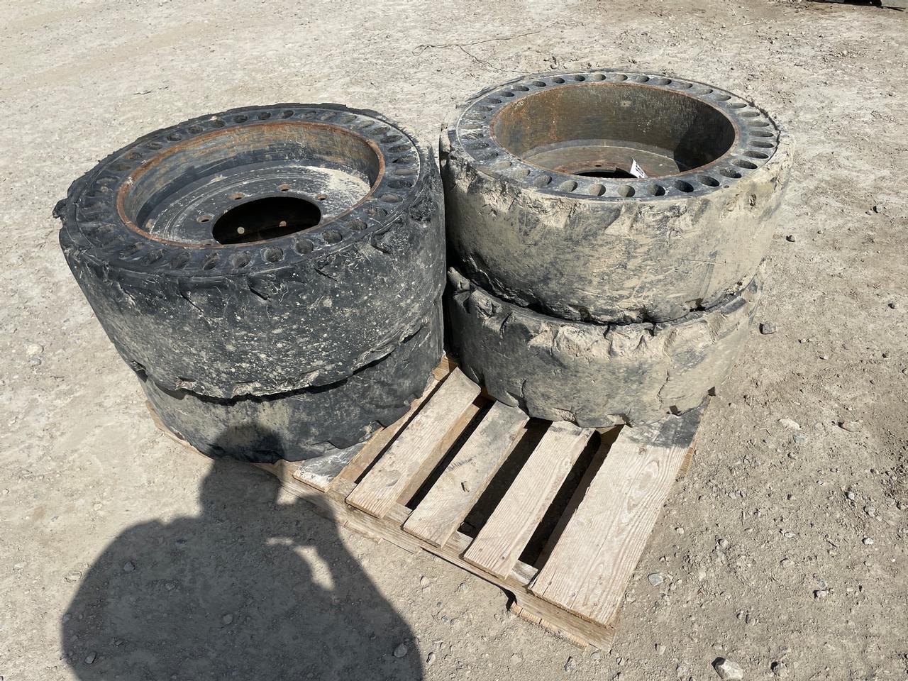 12-16.5 Solid Skid Steer Tires