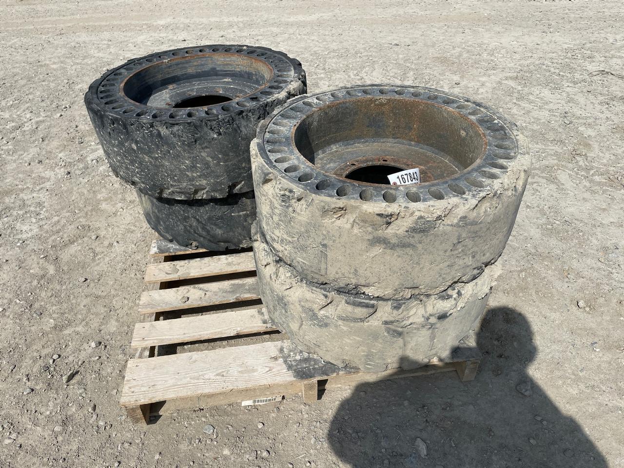 12-16.5 Solid Skid Steer Tires