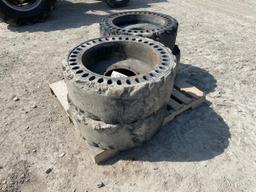 12-16.5 Solid Skid Steer Tires