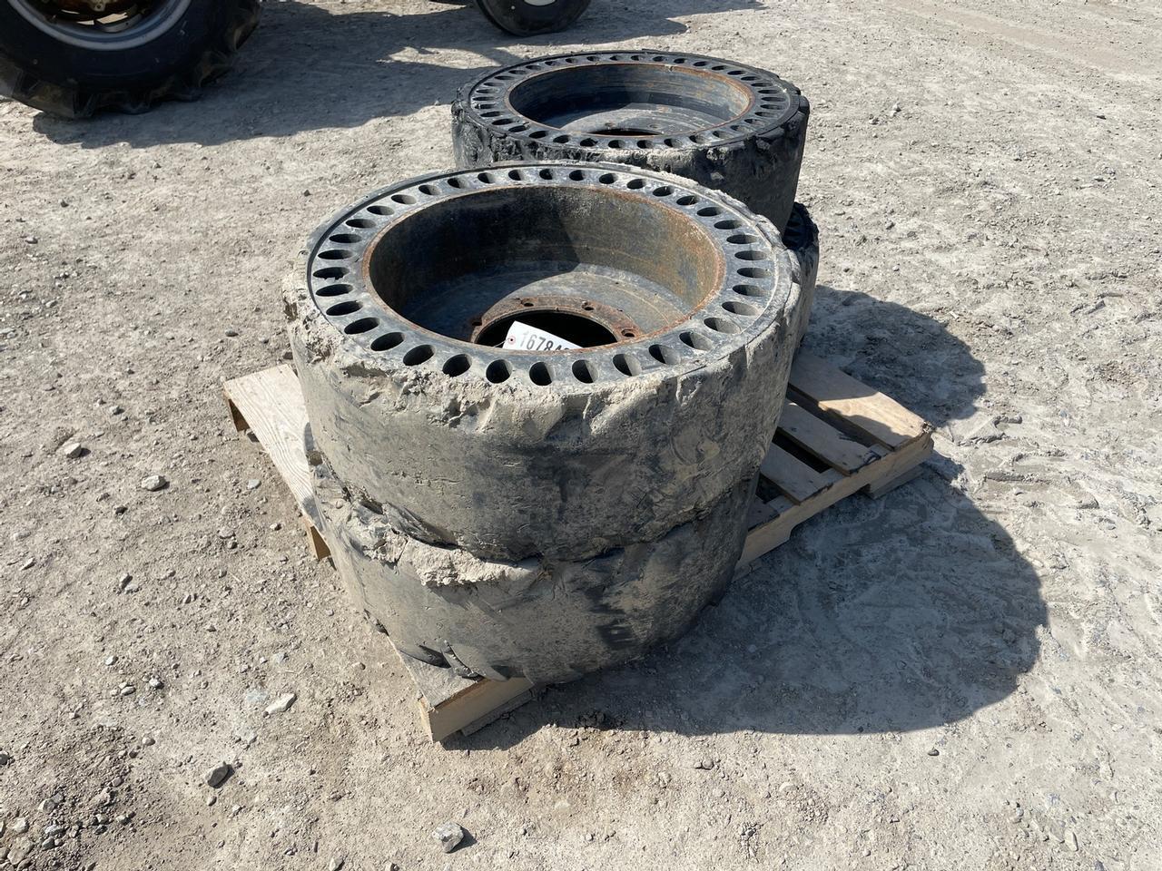 12-16.5 Solid Skid Steer Tires