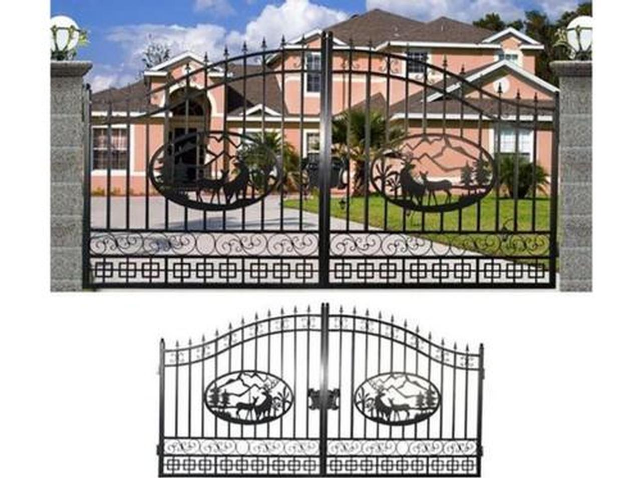 Great Bear 20' Bi-Parting Iron Gate