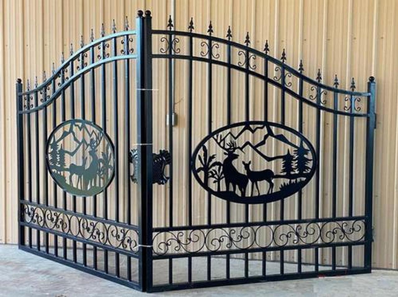 Great Bear 20' Bi-Parting Iron Gate