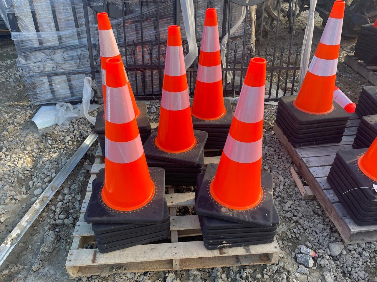 Lot of 30 Traffic Cones