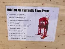 100 Ton Hydraulic Shop Press