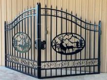 Great Bear 20' Bi-Parting Iron Gate