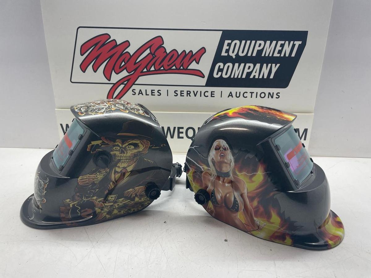 Pair of Welding Helmets