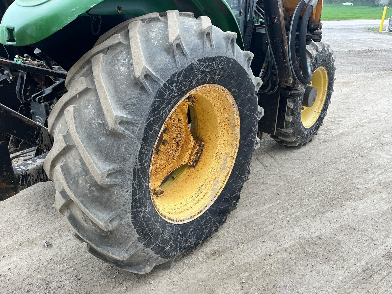 John Deere 5083E Tractor with Boom Mower