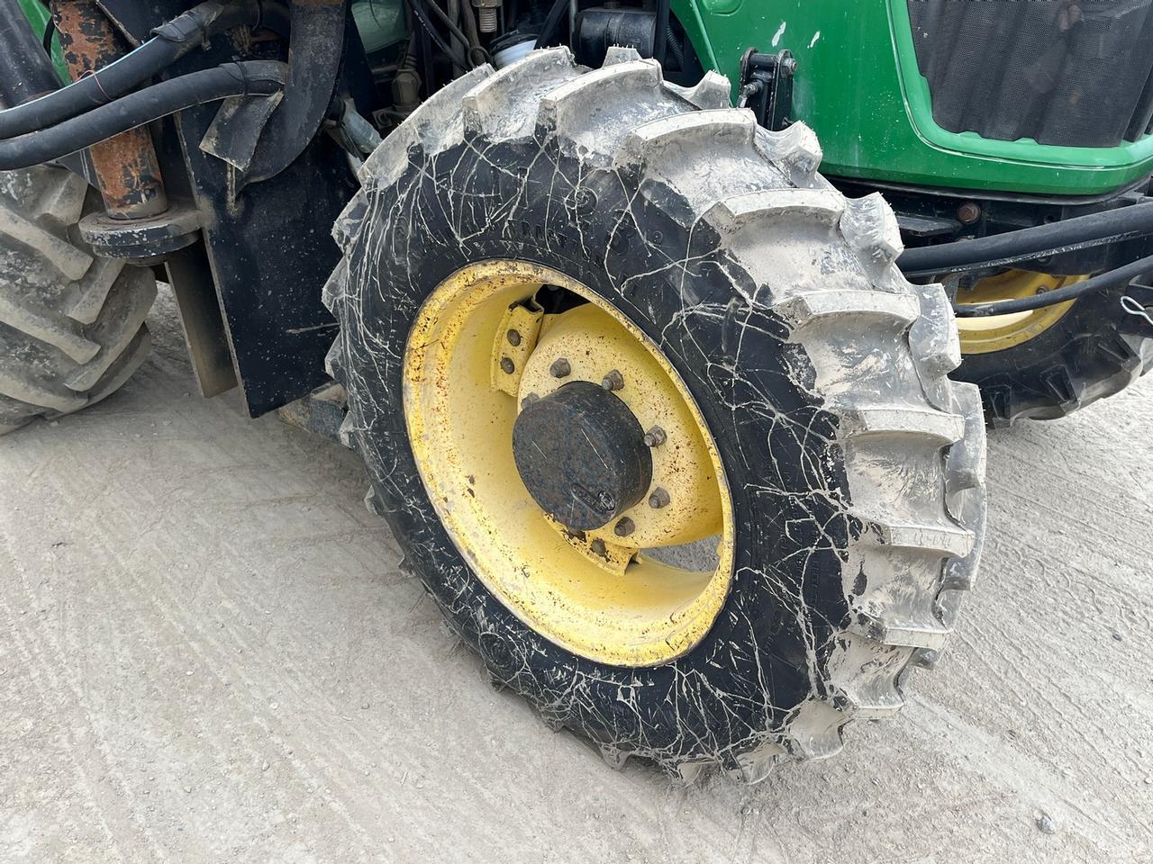 John Deere 5083E Tractor with Boom Mower