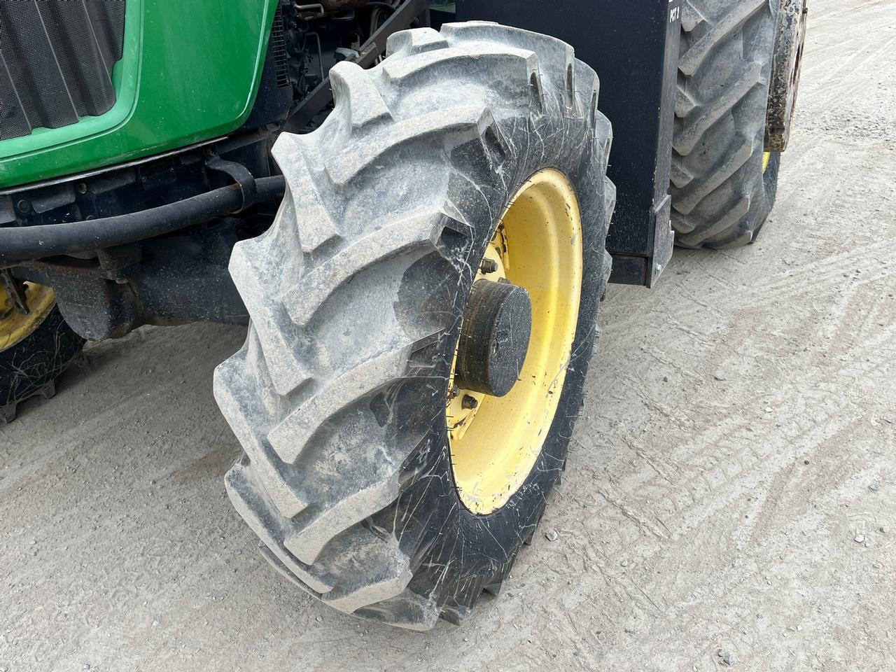 John Deere 5083E Tractor with Boom Mower