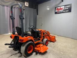 2014 Kubota BX2670 Compact Tractor with Loader & Belly Mower