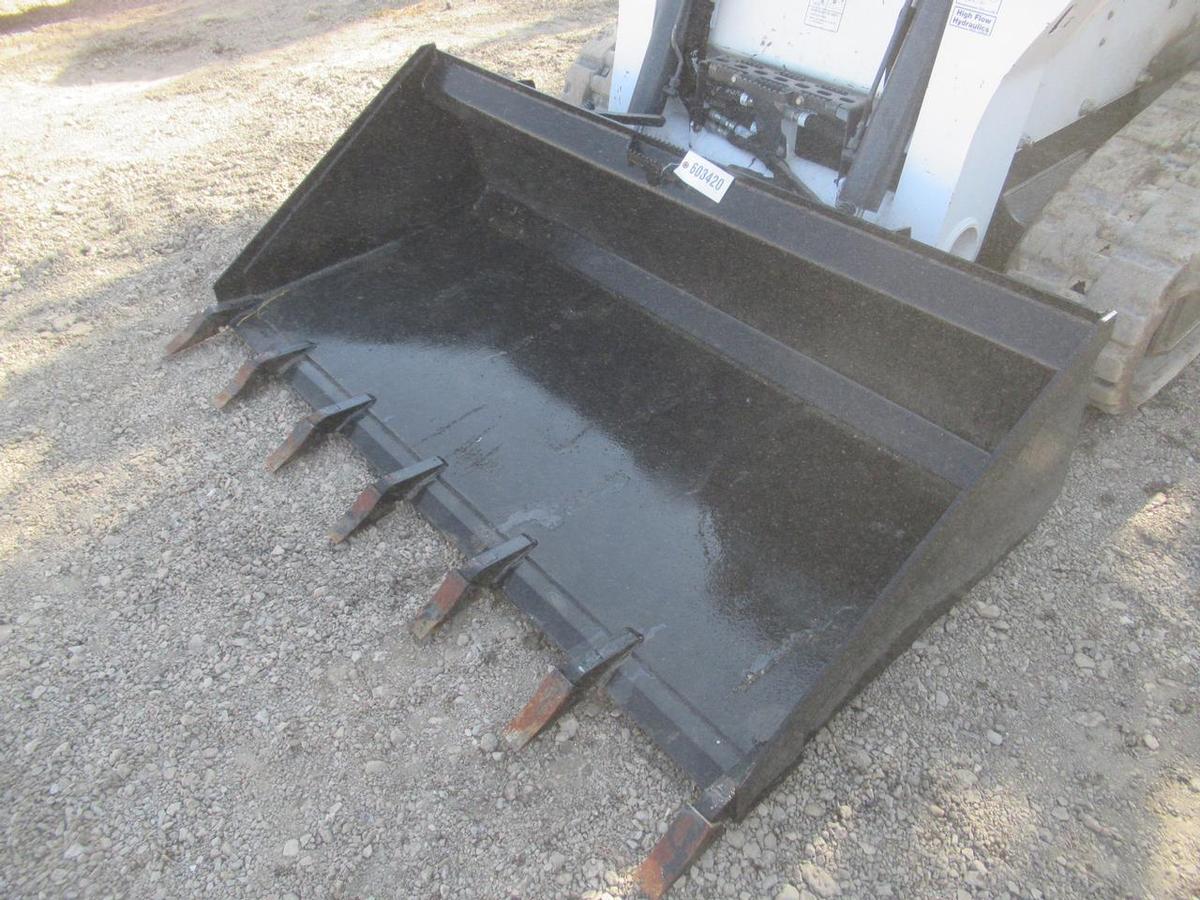 Wildcat 78" Skid Steer Tooth Bucket