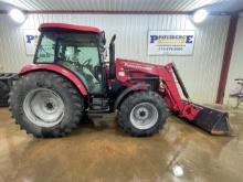 Mahindra 105P Tractor with Cab and Loader