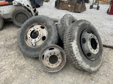 Goodyear Truck Tires on Wheels