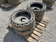 31x10-20 Solid Skid Steer Tires