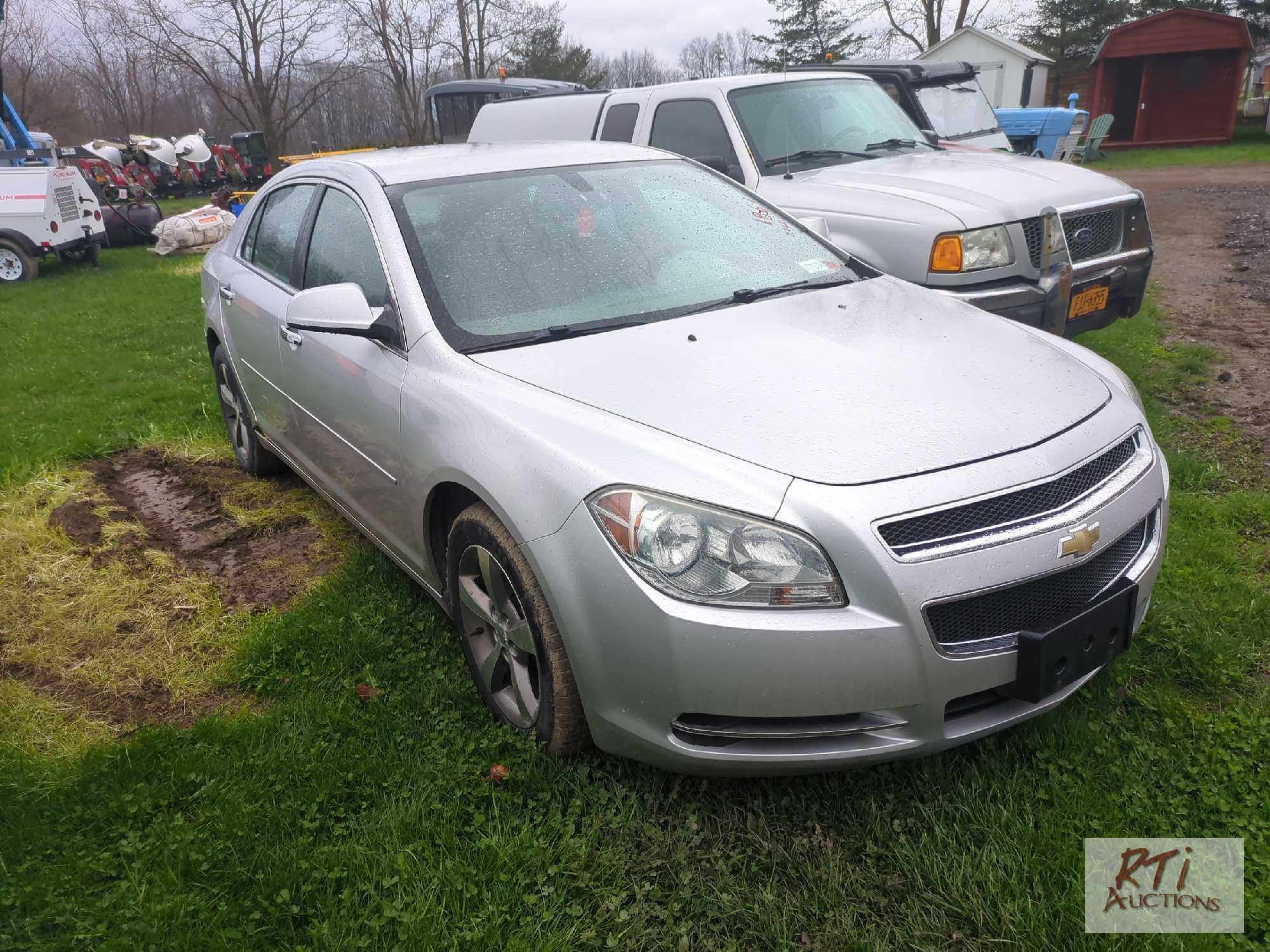 2012 Chevy Malibu LT 4 door sedan, PW, PL, A/C, 221,087 miles, VIN:1G1ZC5EU0CF300882