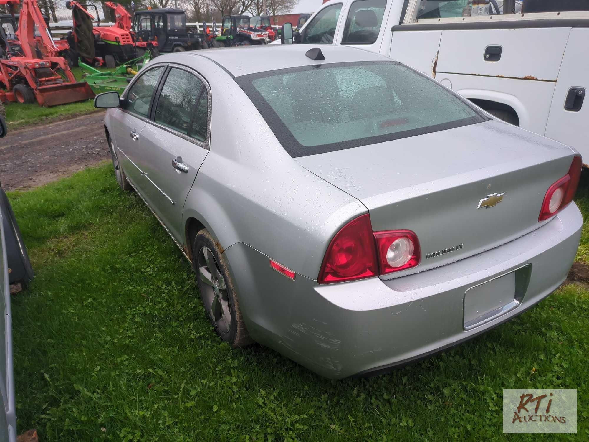 2012 Chevy Malibu LT 4 door sedan, PW, PL, A/C, 221,087 miles, VIN:1G1ZC5EU0CF300882