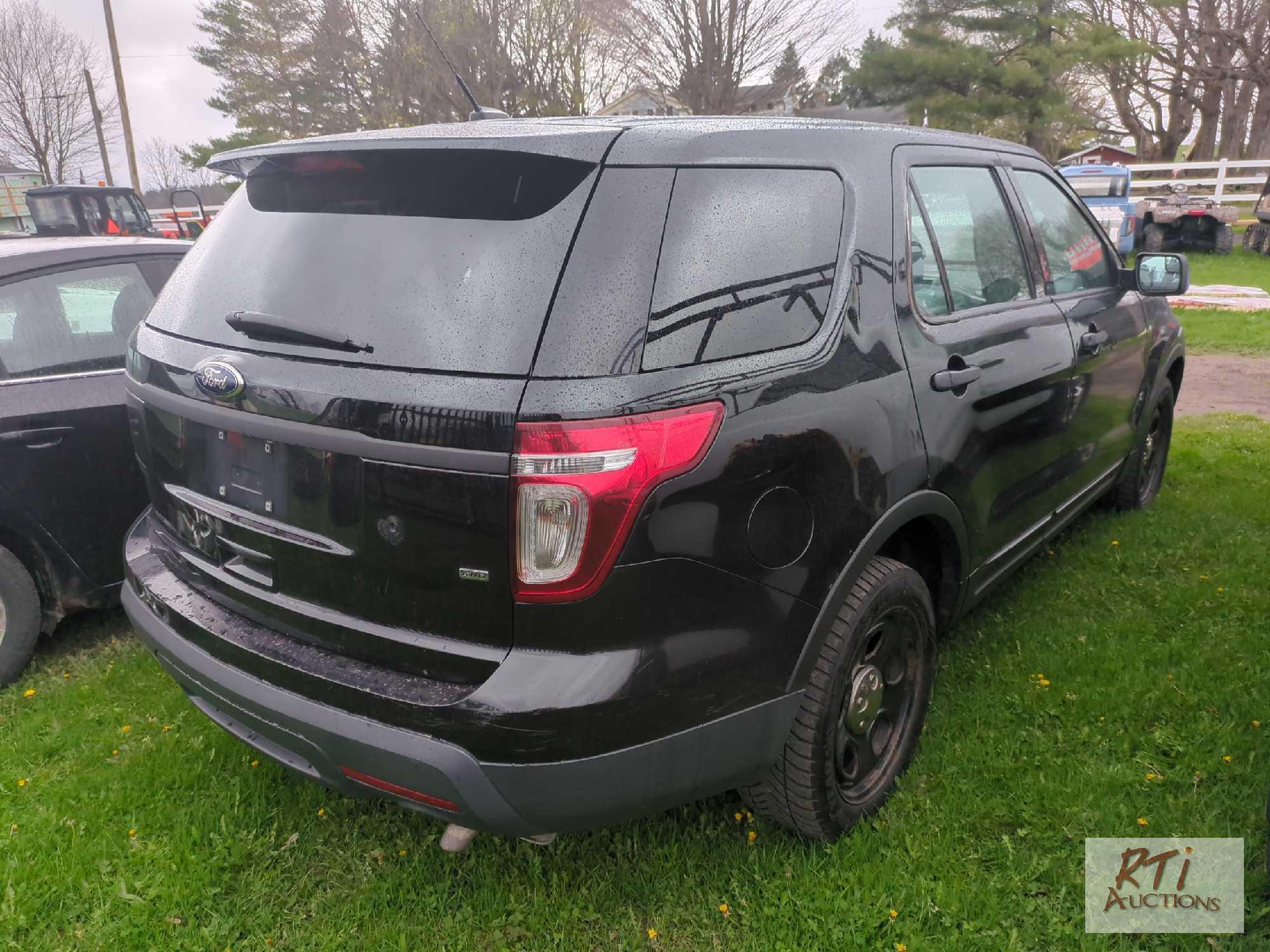 2014 Ford Explorer Interceptor, AWD, PW, PL, power mirrors, A/C, 182K, VIN:1FM5K8AR6EGC60554