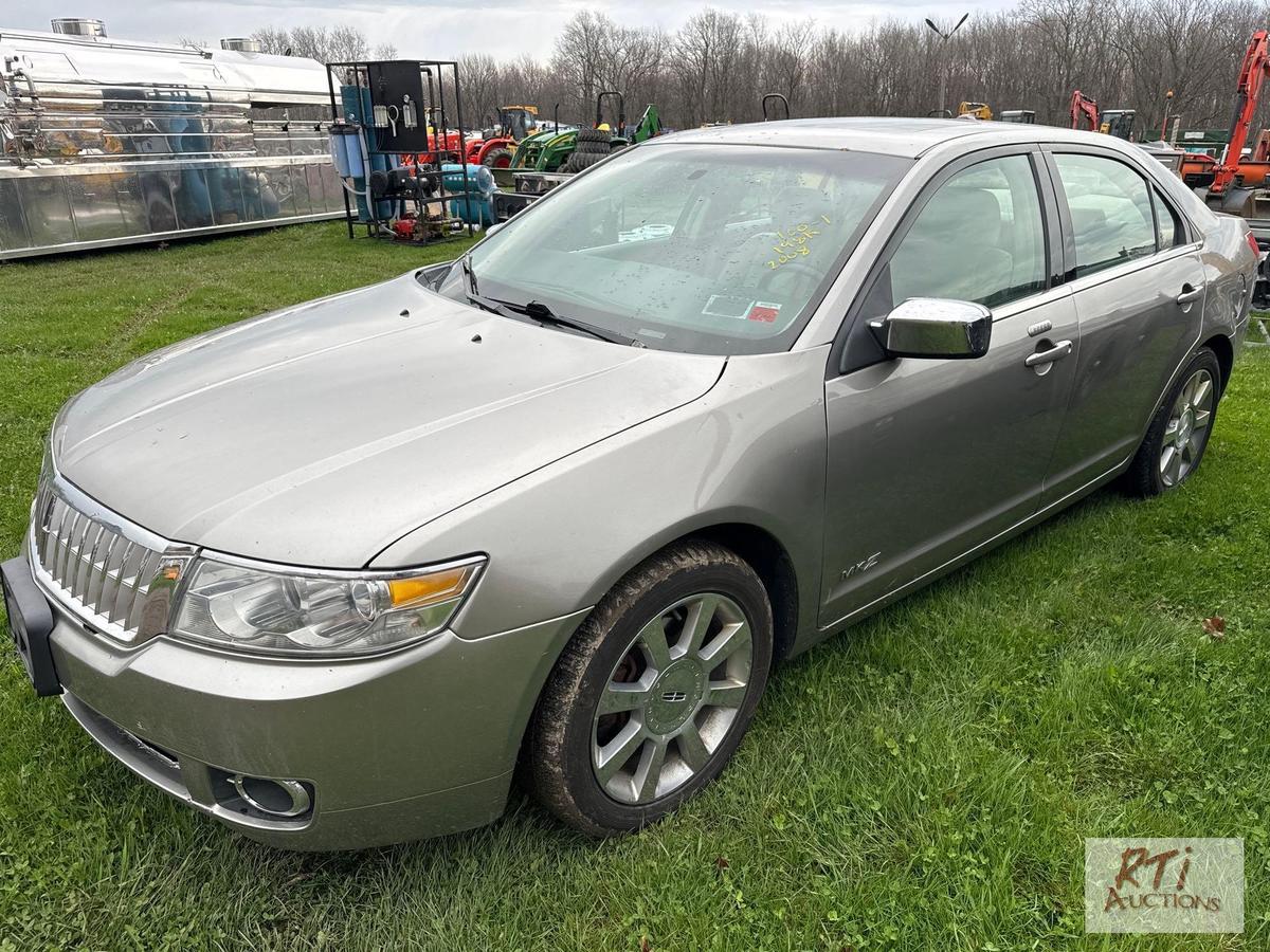 2008 Lincoln MKZ 4 door sedan, AWD, leather, PW, PL, A/C, heated and cooled seats, 198,059 miles.,