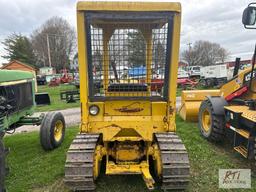 Case D350 steel track dozer with diesel engine, 6ft blade, draw bar